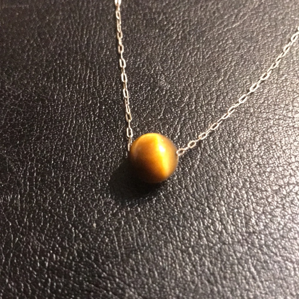 TIGEREYE 🐅 sterling silver necklace - Picture 2 of 5